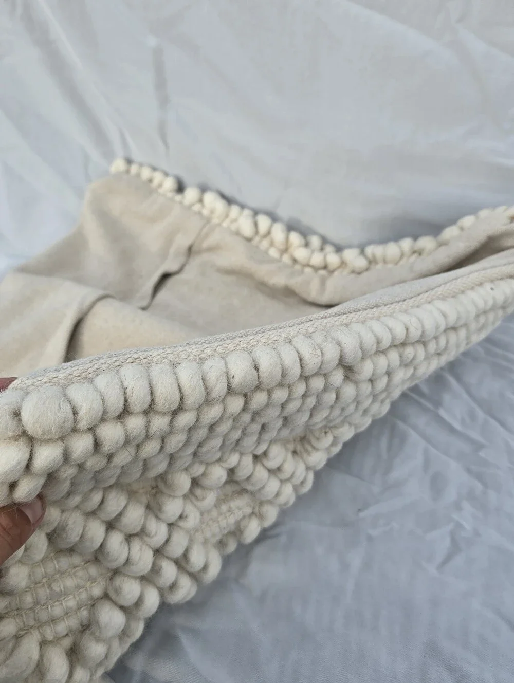 Quince Kai Wool 1 Pillow Cover Textured Boho
